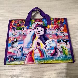 Lisa Frank Vinyl Portfolio Case Dog Cats